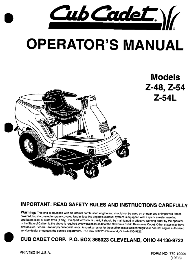 Cub Cadet Cub Cadet Z-48 User manual