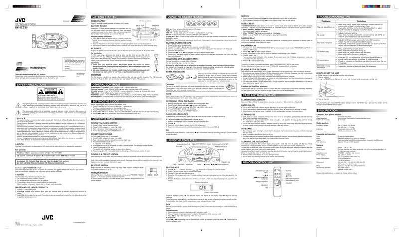 JVC RC-EZ32S instructions