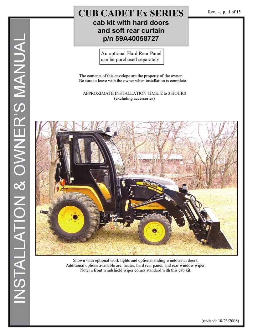 Cub Cadet Ex SERIES Operating instructions