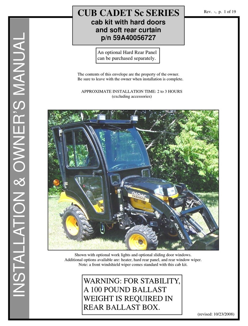 Cub Cadet Sc Series Operating instructions