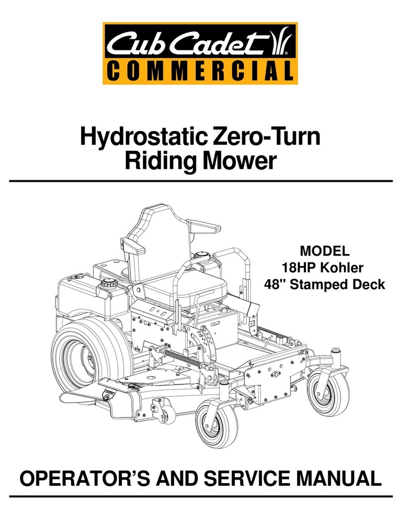 Cub Cadet Commercial 18HP Operator's and service manual