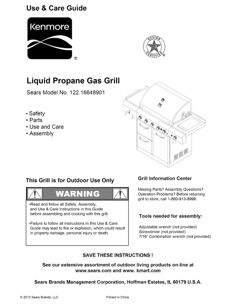 Kenmore 122.16648901 Use & care guide