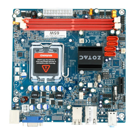 Zotac nForce 620i Value User manual