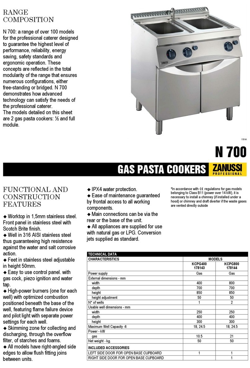 Zanussi N 700 KCPG400 178143 User manual