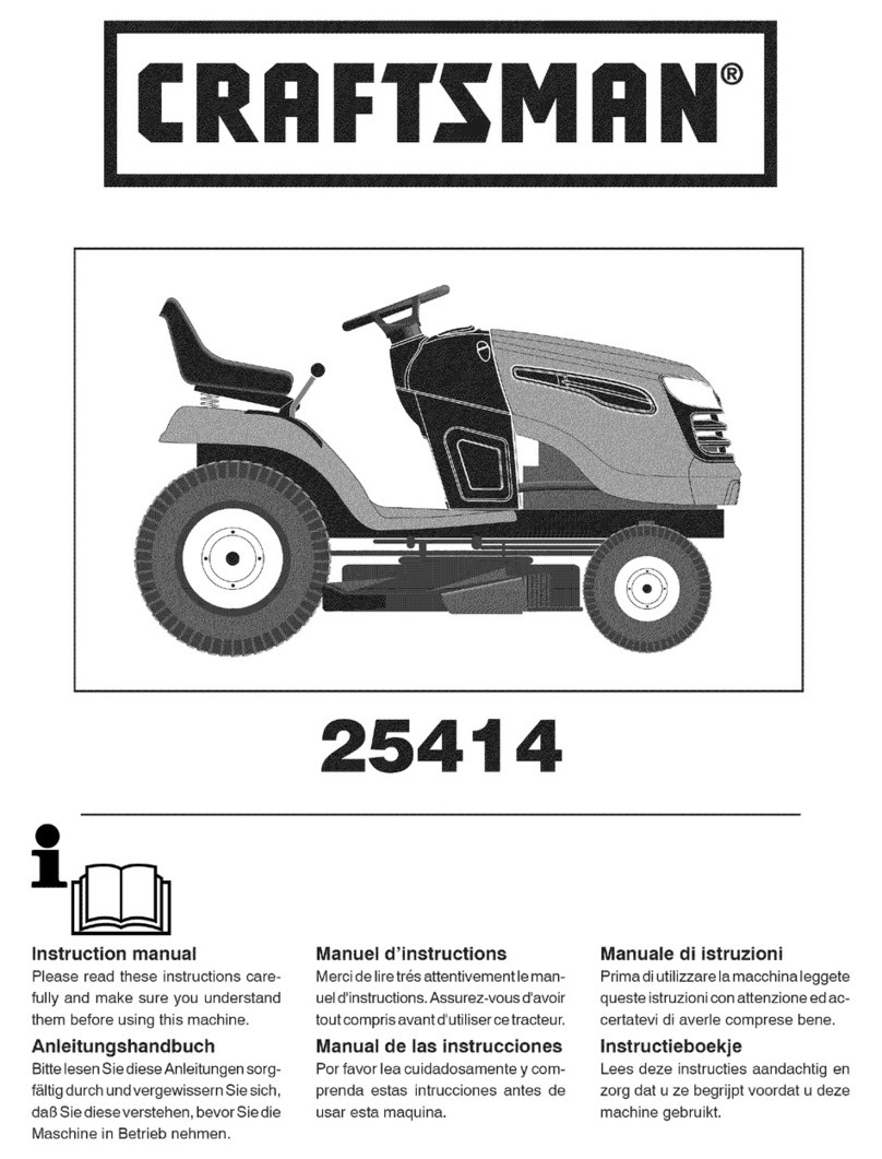 Craftsman 25414 instruction manual