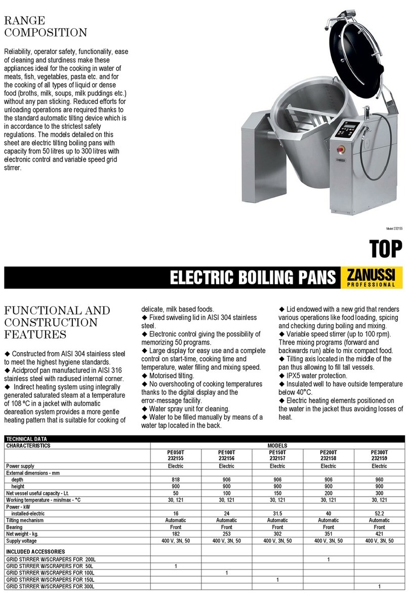 Zanussi TOP 232155 Specifications