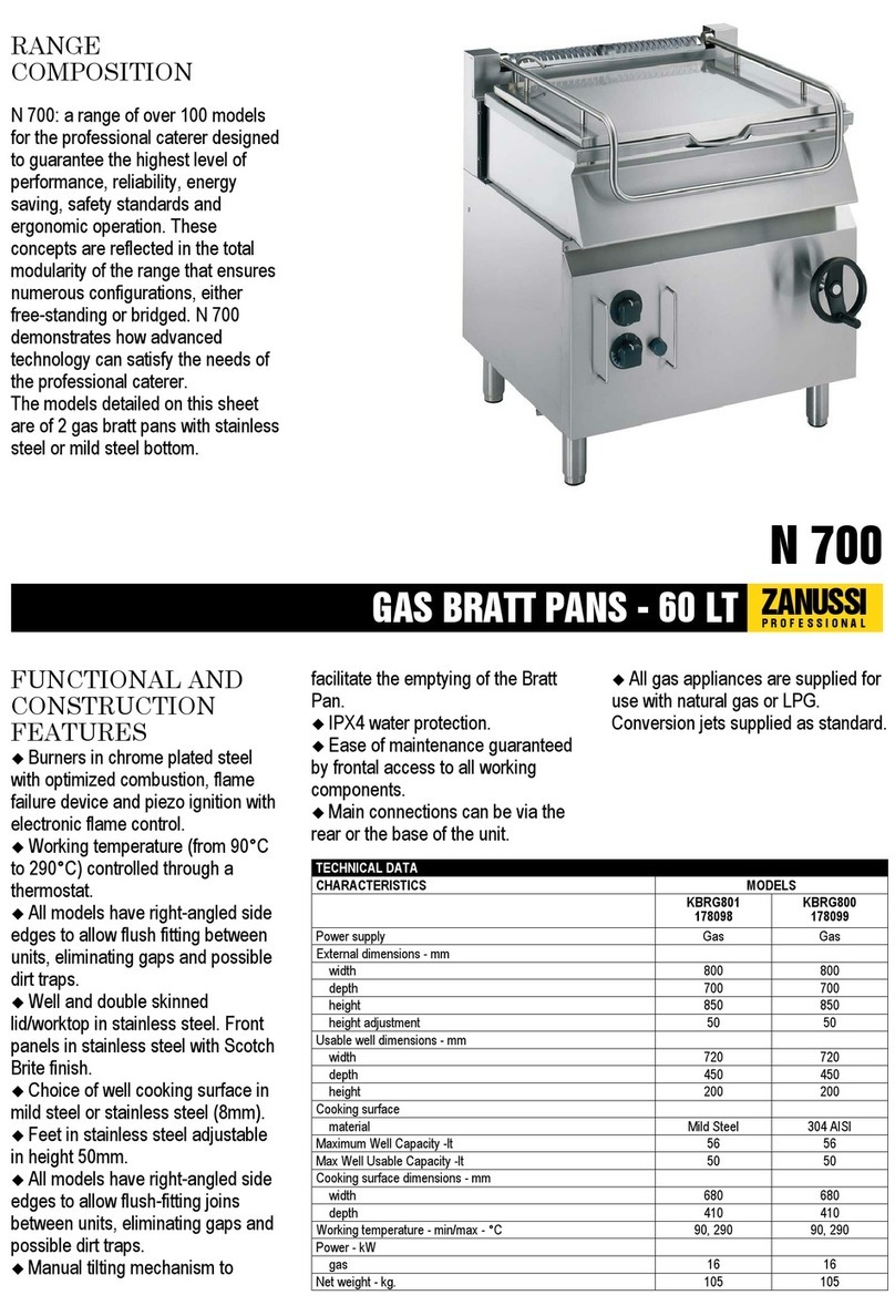 Zanussi N 700 KBRG801 178098 User manual