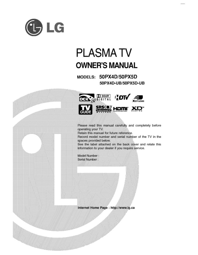 LG 50PX4D User manual