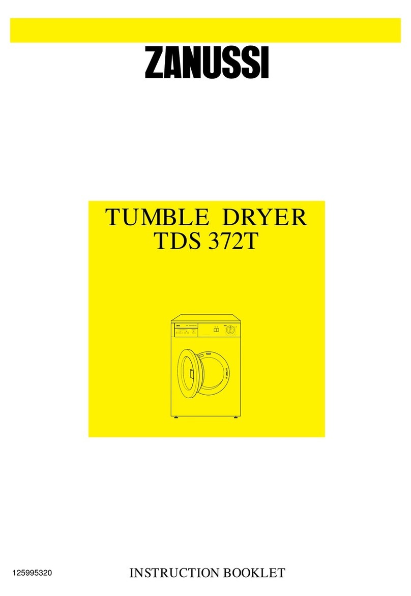 Zanussi TDS 372T User manual
