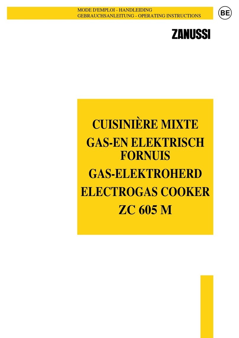 Zanussi ZC 605 M User manual