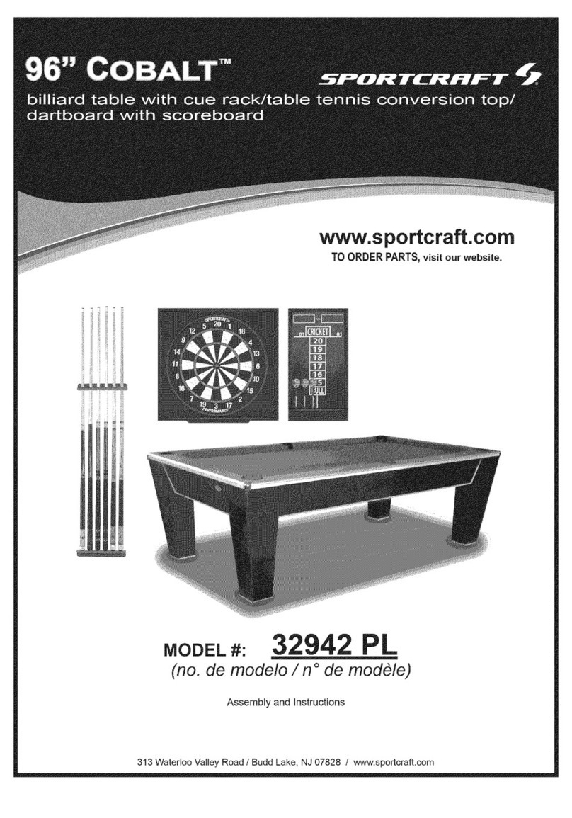 Sportcraft Cobalt 32942 PL Assembly instructions