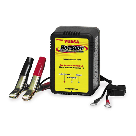 Yuasa SmartShot Automatic 12V 1.5 Amp 5 Stage User manual