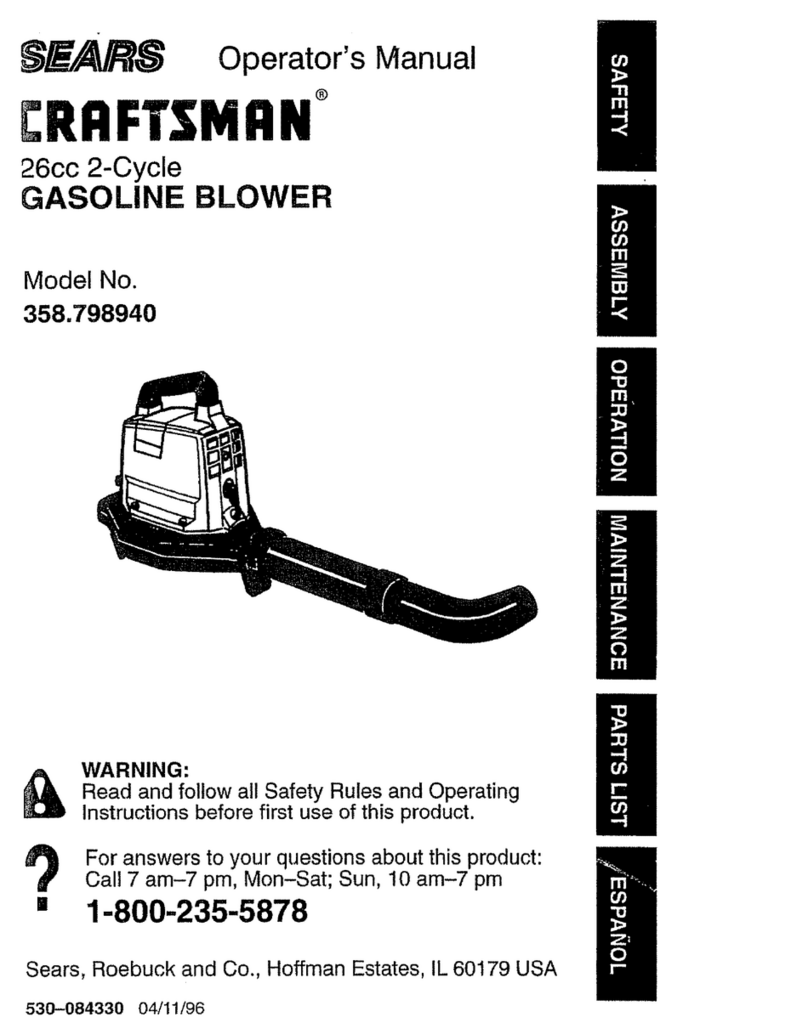 Craftsman 358.798940 User manual