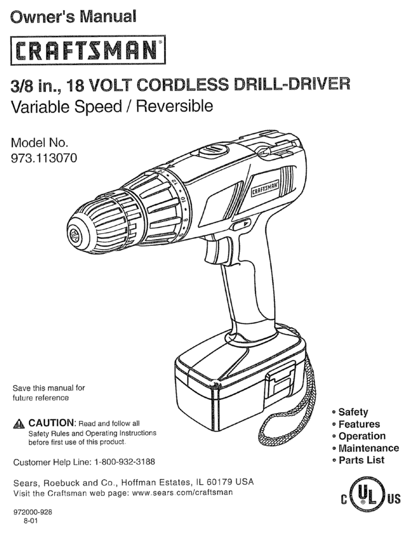Craftsman 973.113070 owner's manual