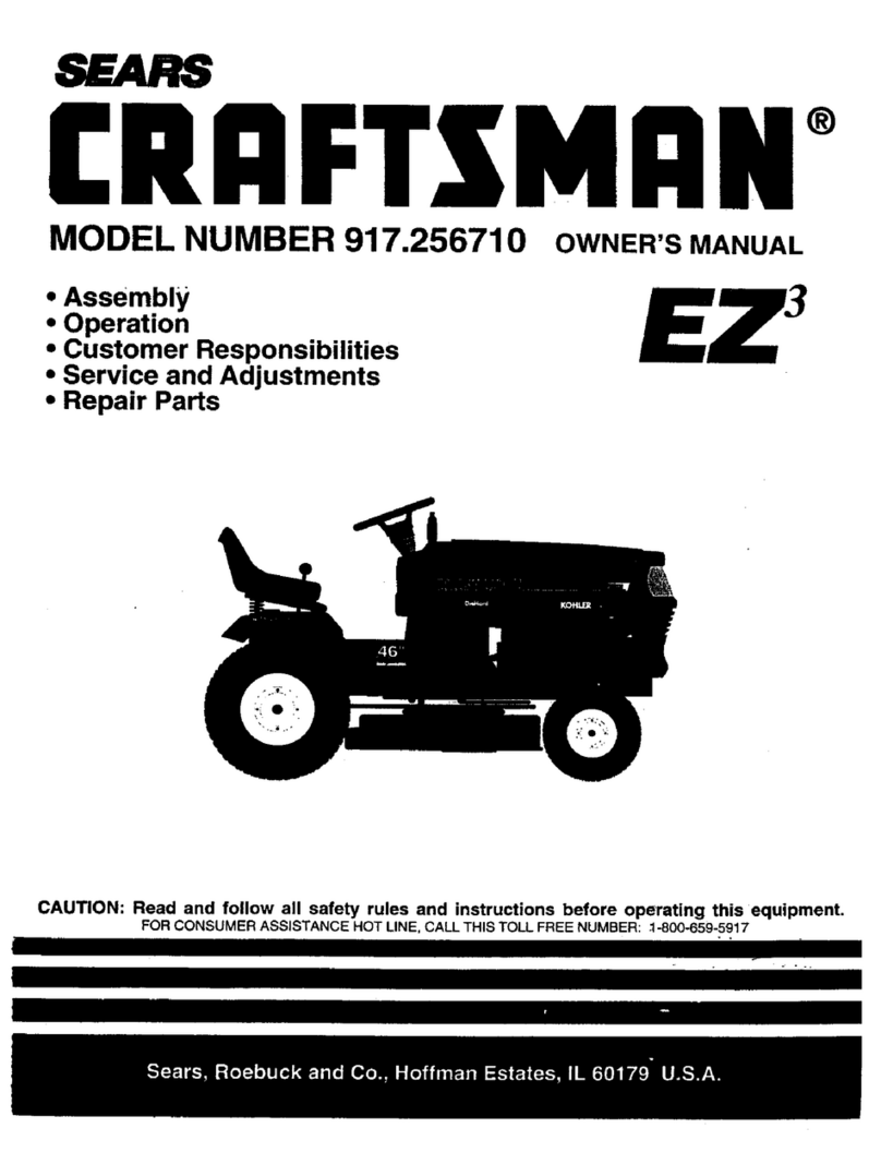 Craftsman EZ3 917.256710 owner's manual