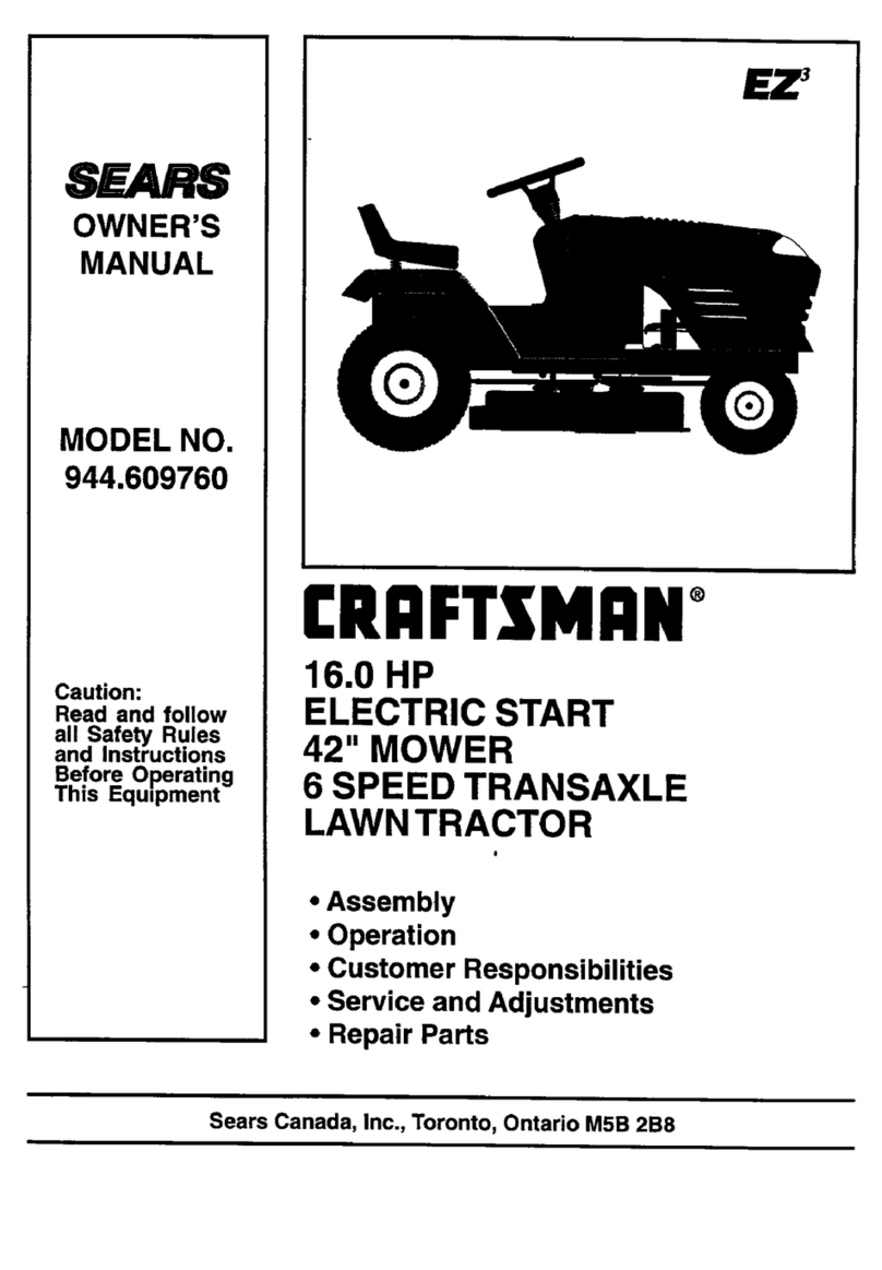 Craftsman EZ3 944.609760 User manual