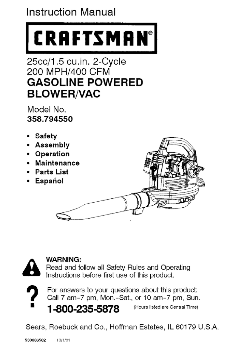 Craftsman 358.794550 User manual