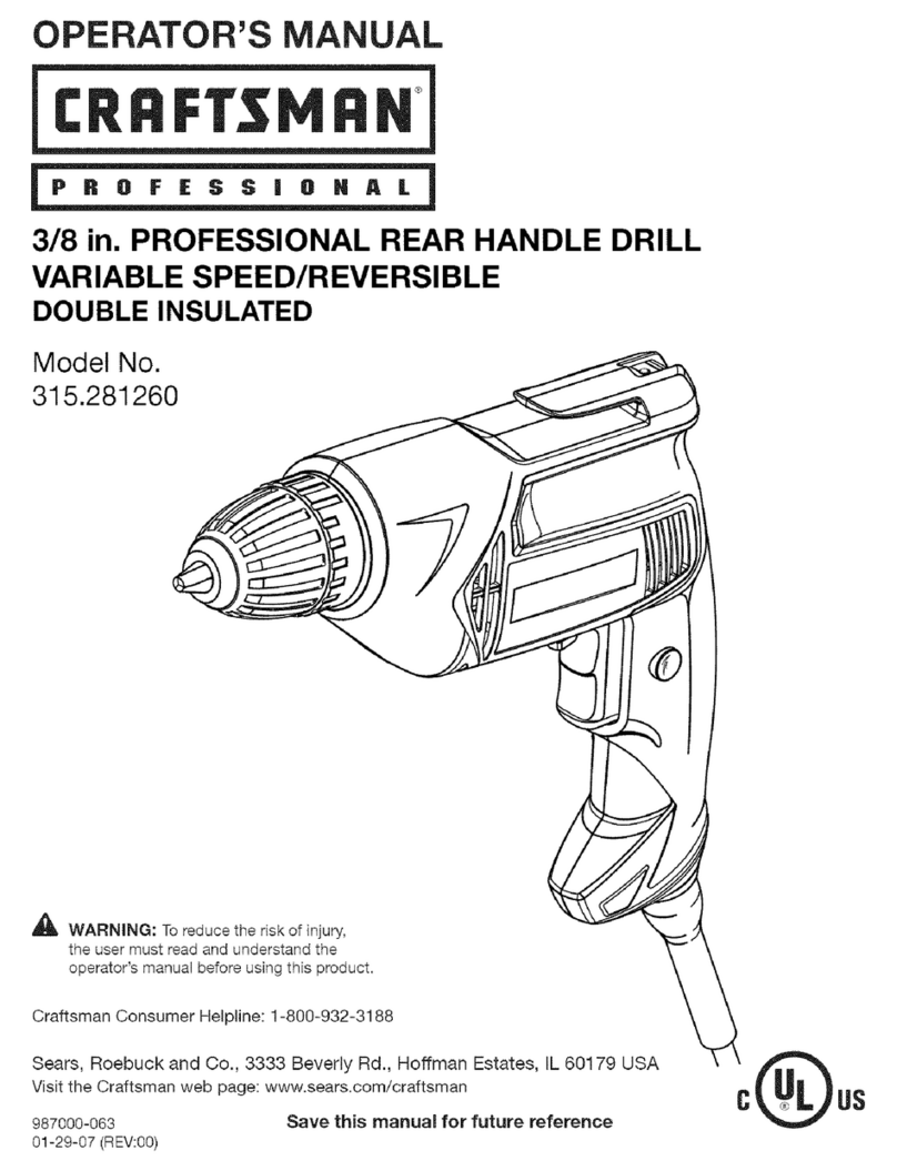 Craftsman 315.281260 User manual