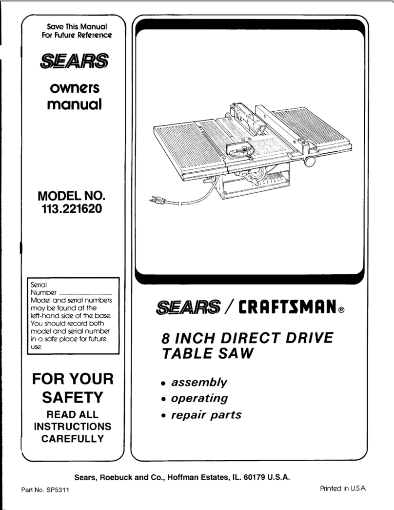 Craftsman 113.221620 User manual