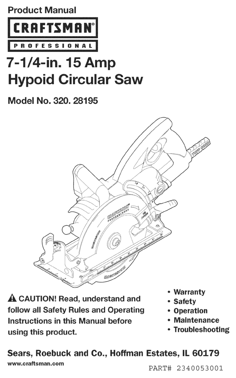 Craftsman 320.28195 User manual