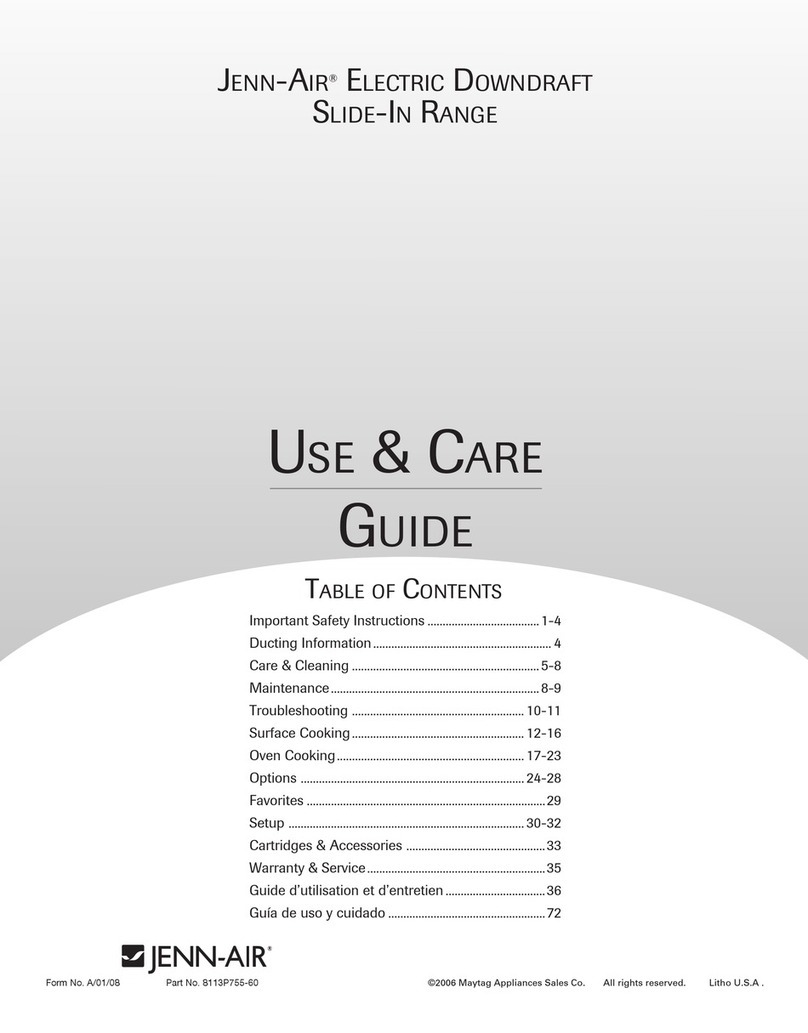 Jenn-Air JES9750BAB User manual Jenn-Air JES9750BAB User manual