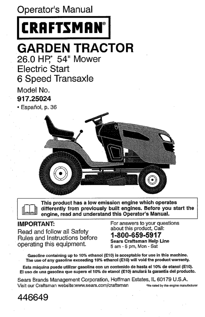 Craftsman 917.25024 Operator's manual