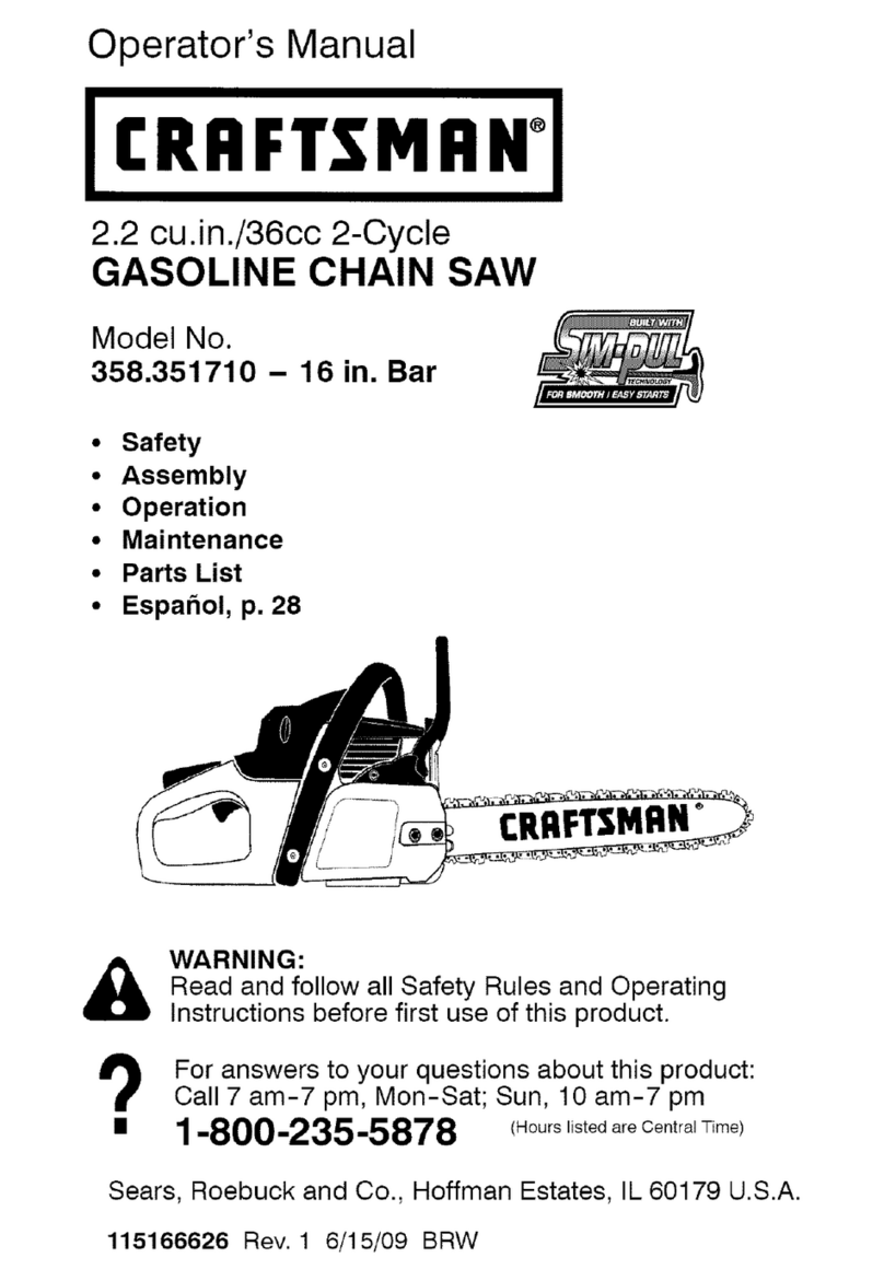 Craftsman 358.351710 User manual