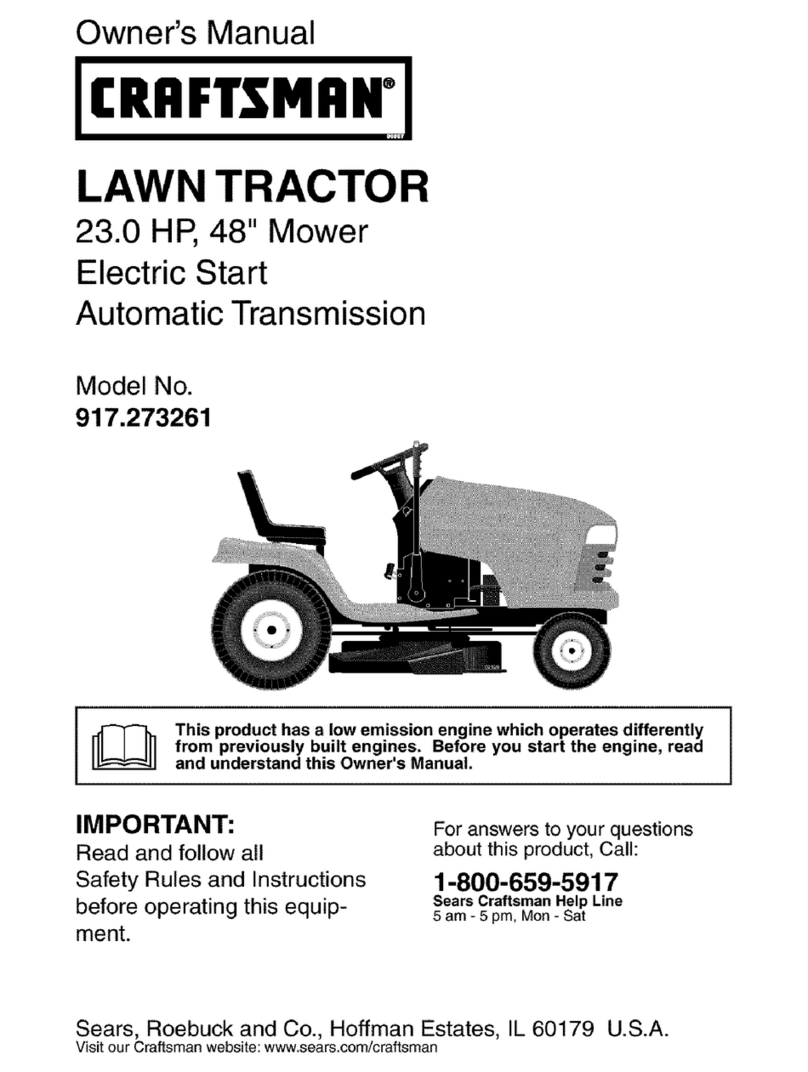 Craftsman 917.273261 owner's manual