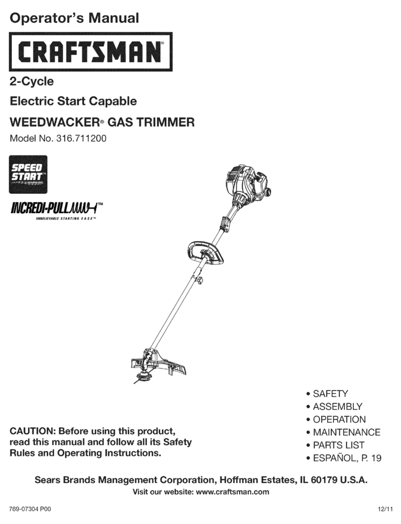 Craftsman Incredi-pull 316.711200 Operator's manual