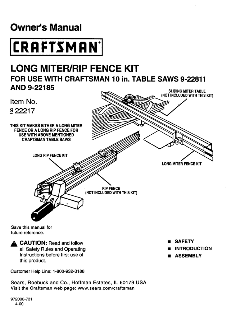 Craftsman 922217 User manual