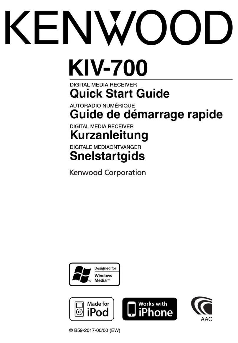 Kenwood KIV-700 quick start guide