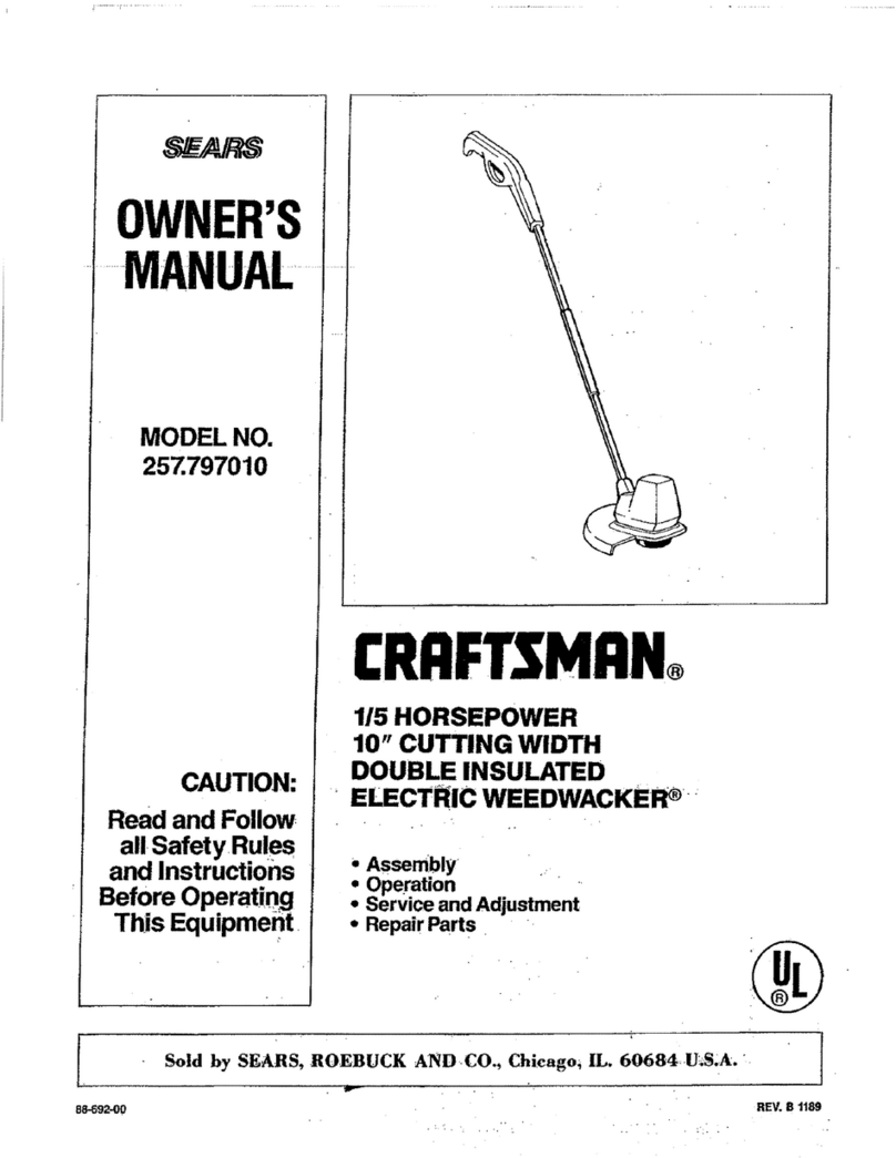 Sears 257.797010 User manual