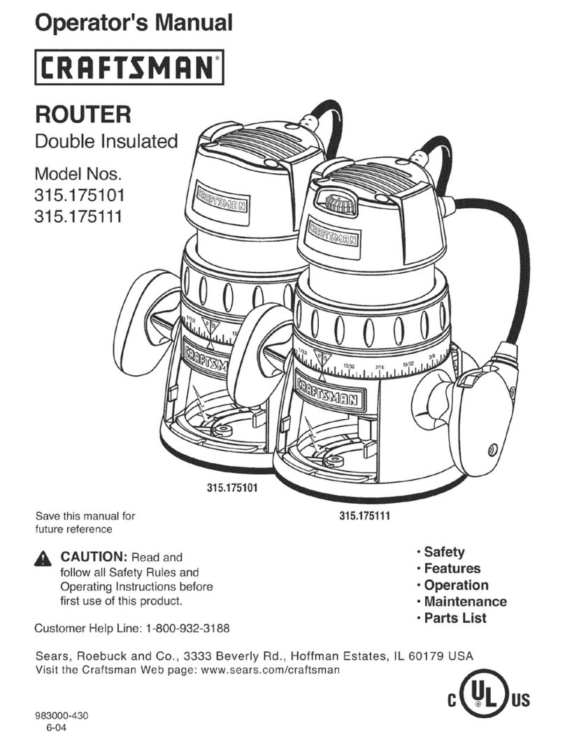 Craftsman 315.175111 Operator's manual