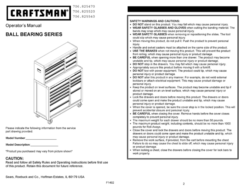Craftsman 706.825470 User manual