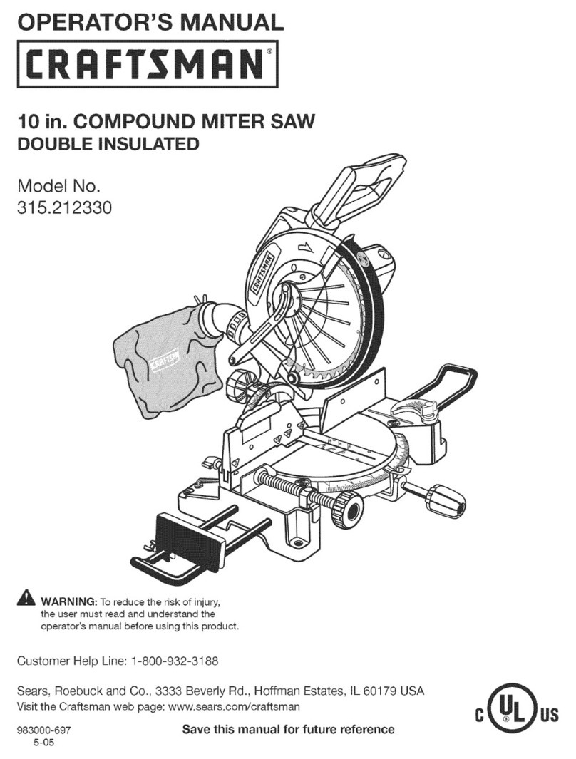Craftsman 315.212330 Operator's manual