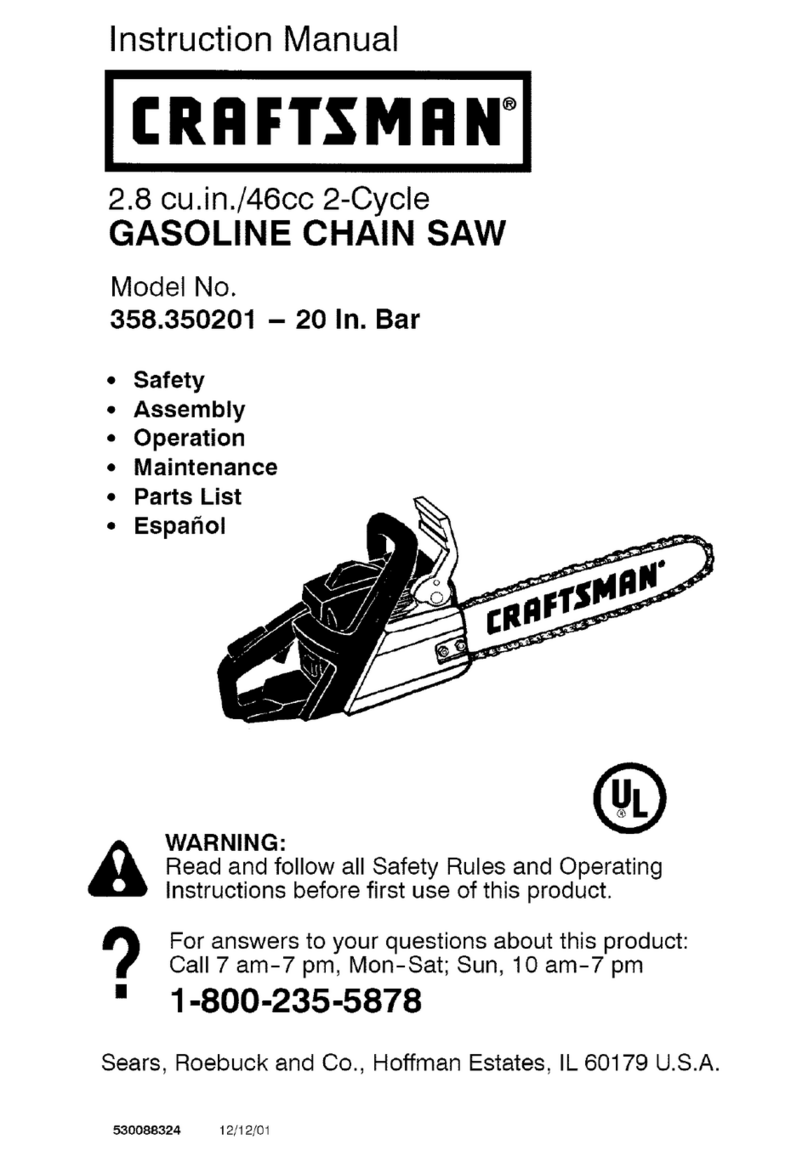 Craftsman 358.350201 User manual