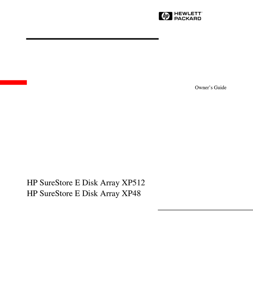 HP StorageWorks XP48 - Disk Array User manual HP StorageWorks XP48 - Disk Array User manual