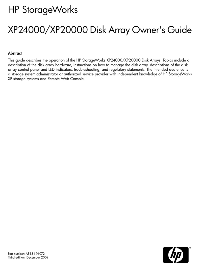 HP XP20000/XP24000 User manual