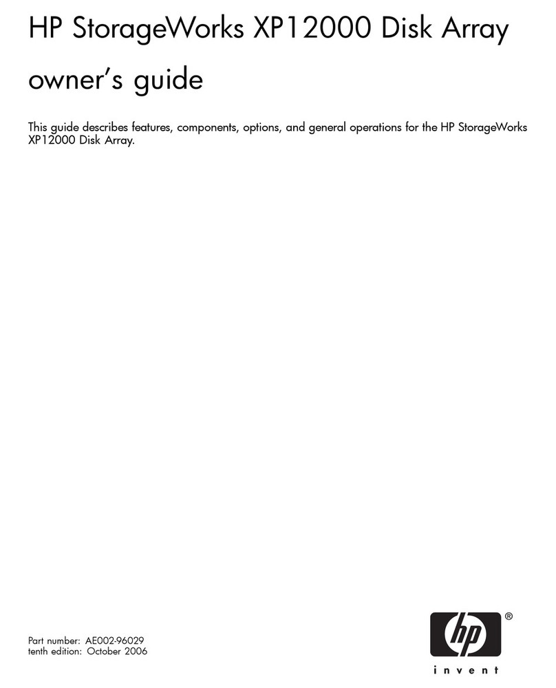 HP StorageWorks XP12000 User manual HP StorageWorks XP12000 User manual
