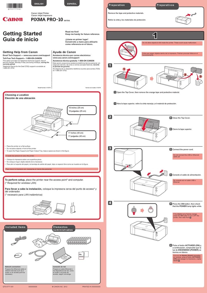 Canon PIXMA PRO-10 User manual