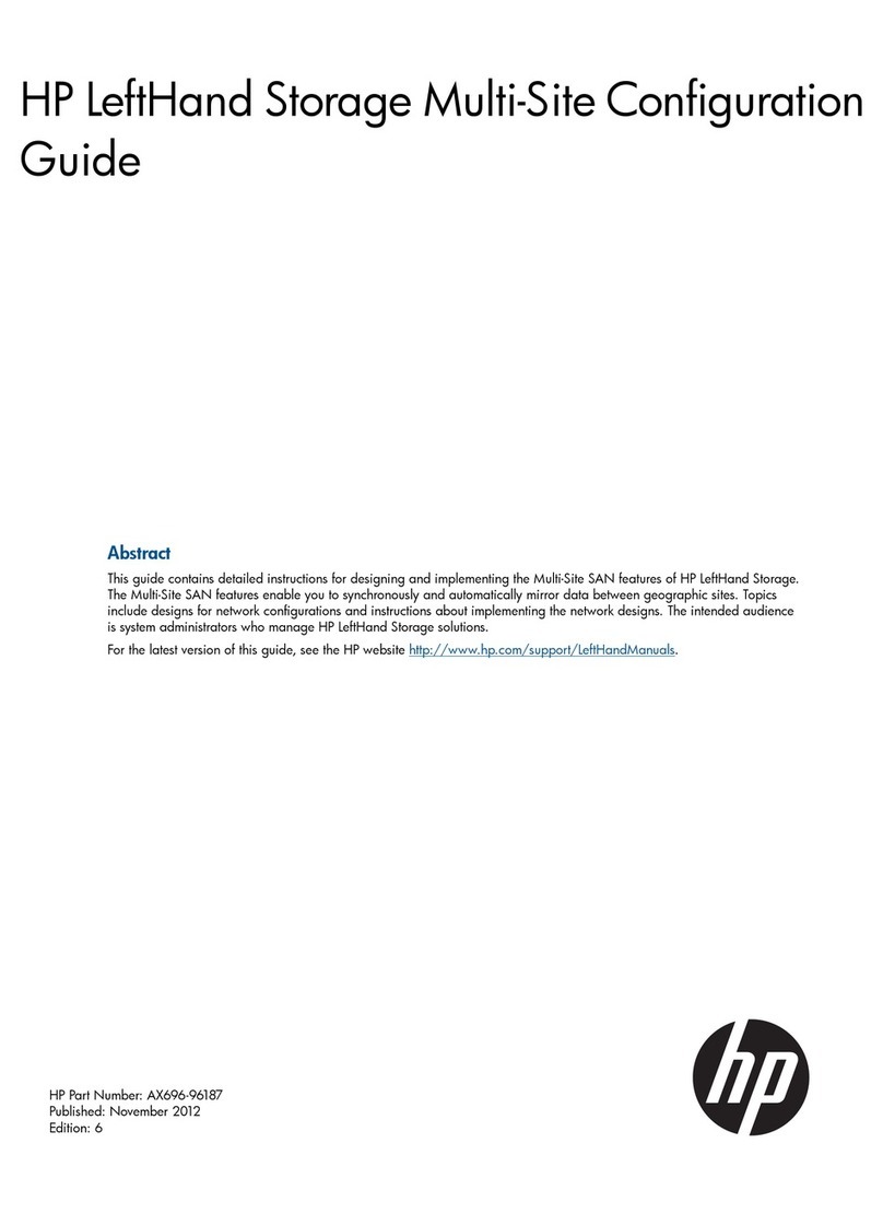 HP Storevirtual 4000 User manual