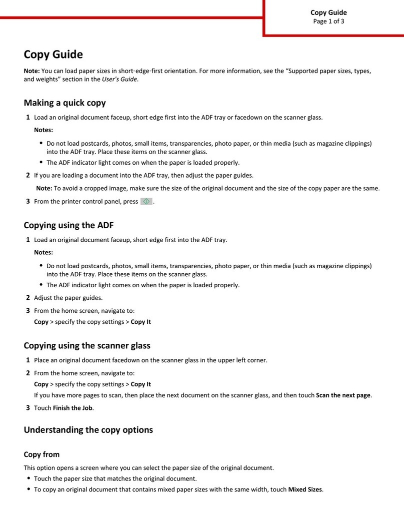 Lexmark XM3150 User manual