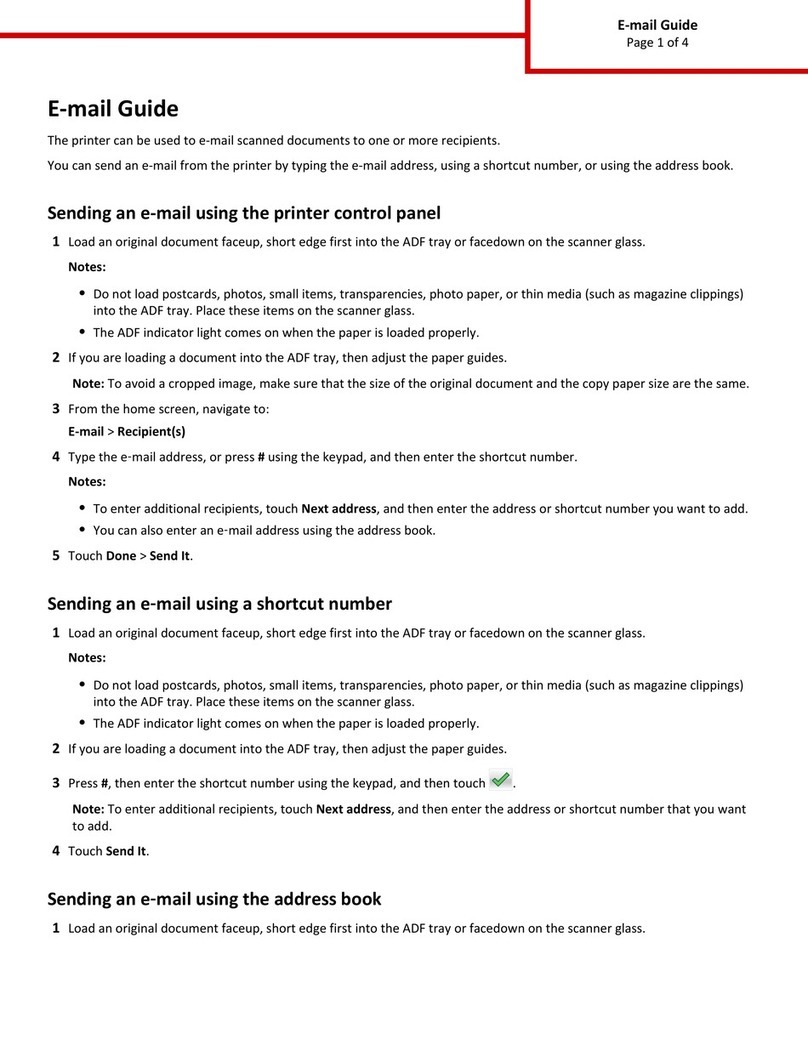 Lexmark XM3150 User manual