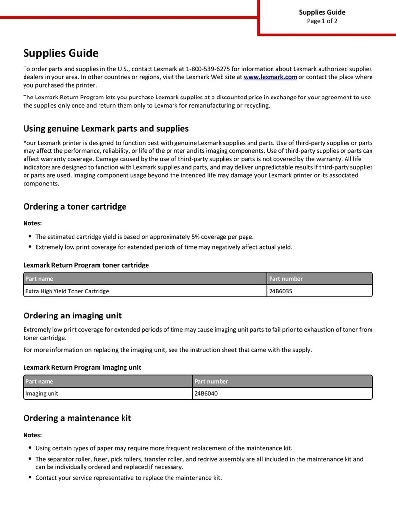 Lexmark XM1145 User manual