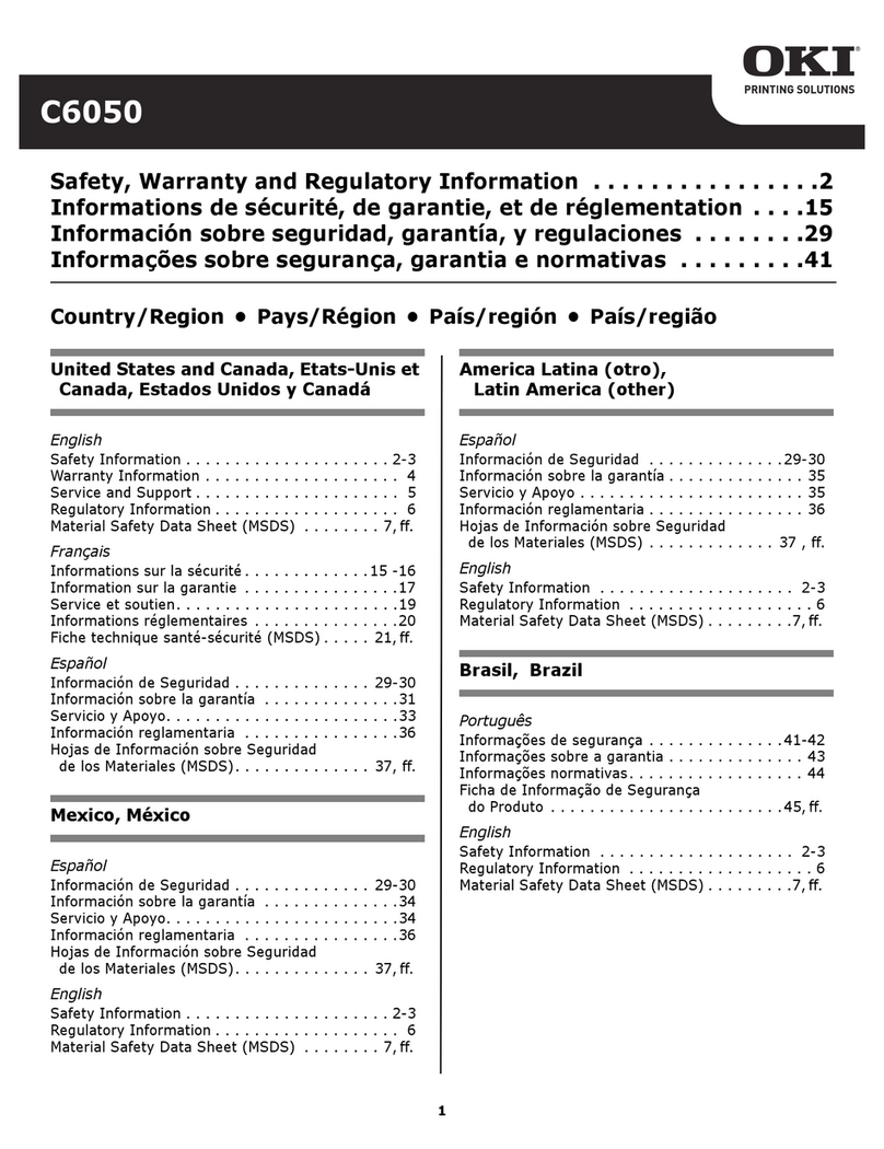 Oki C6050n User manual