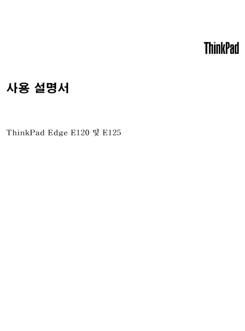 Lenovo ThinkPad Edge E120 user guide