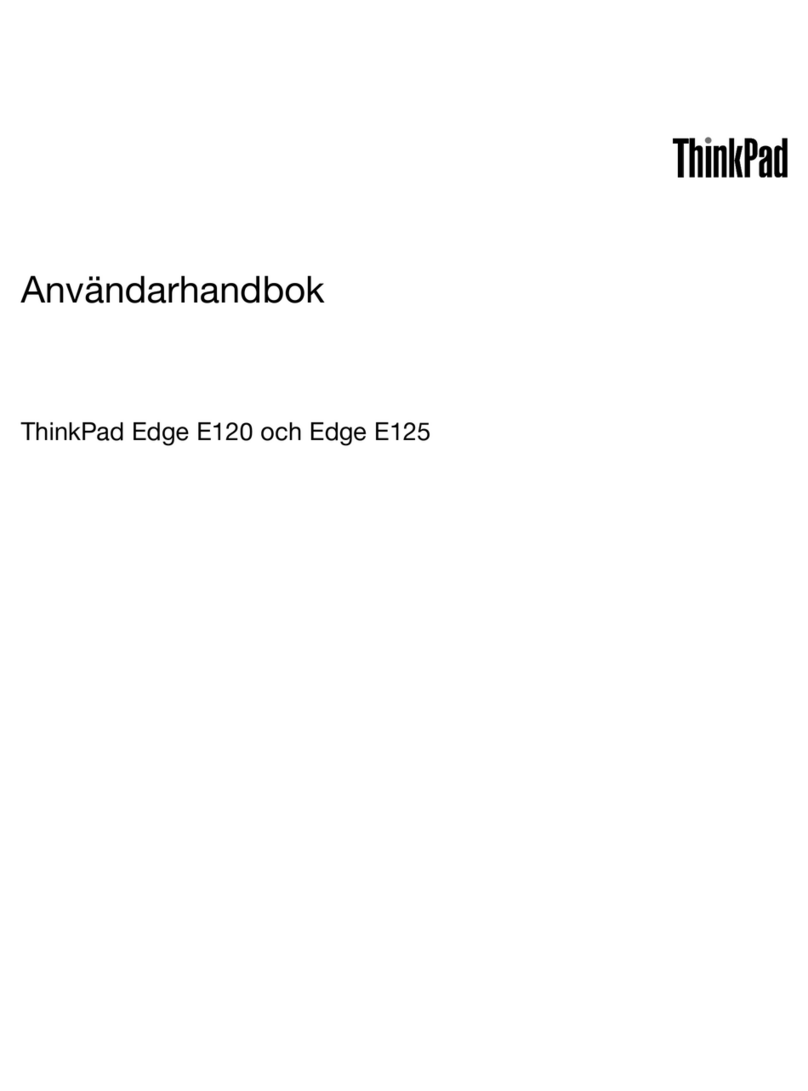 Lenovo ThinkPad Edge E120 User manual