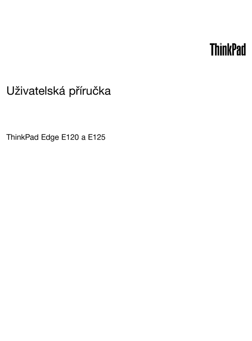Lenovo ThinkPad Edge E120 Manual