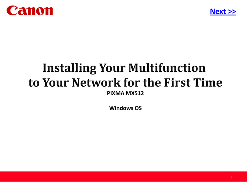 Canon PIXMA MX512 installation guide