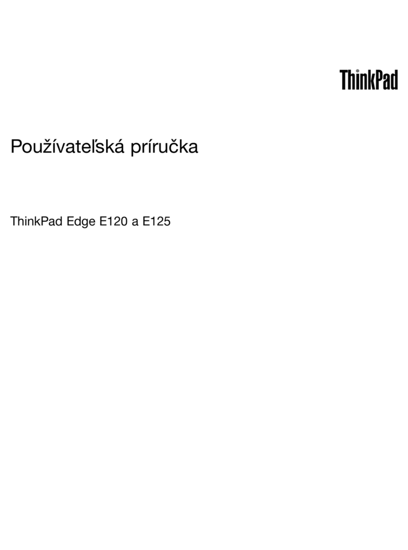 Lenovo ThinkPad Edge E120 User manual